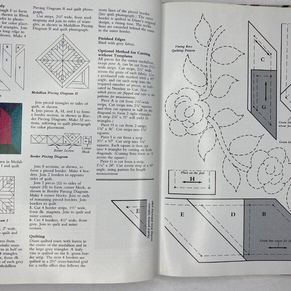 Vintage Great American Quilts 1991 Sandra L O'Brien Quilting Patterns Techniques - Picture 5 of 14